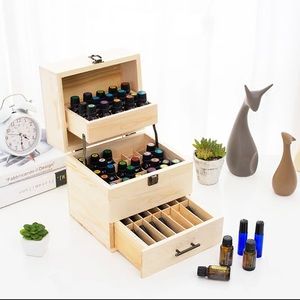 Essential Oil Wooden Storage Box